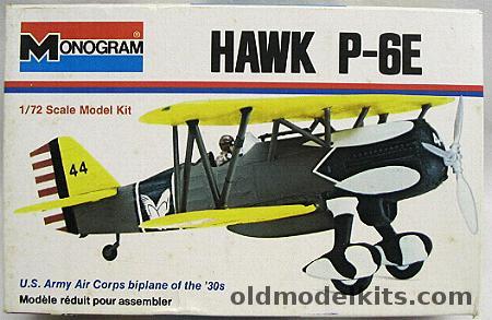Monogram 1/72 Curtiss Hawk P-6E - White Box Issue, 6794 plastic model kit
